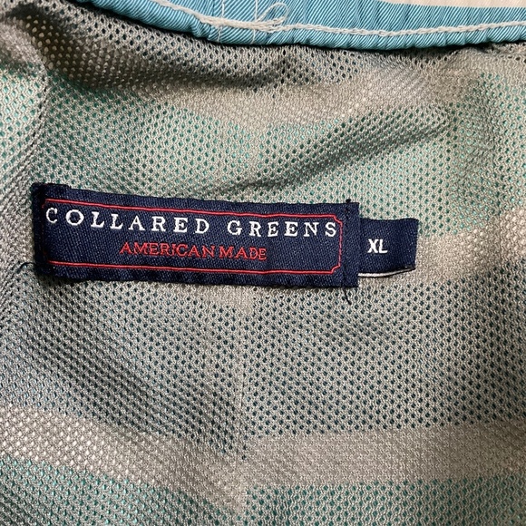 Collared Greens Men’s Swim Trunks size XL  Striped American Made 5.5” inseam - Picture 9 of 9